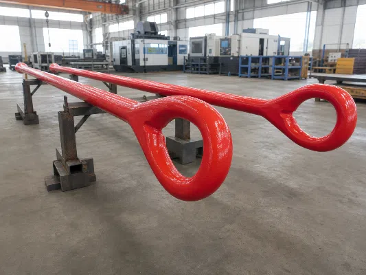 Forged alloy-steel elevator link illustration