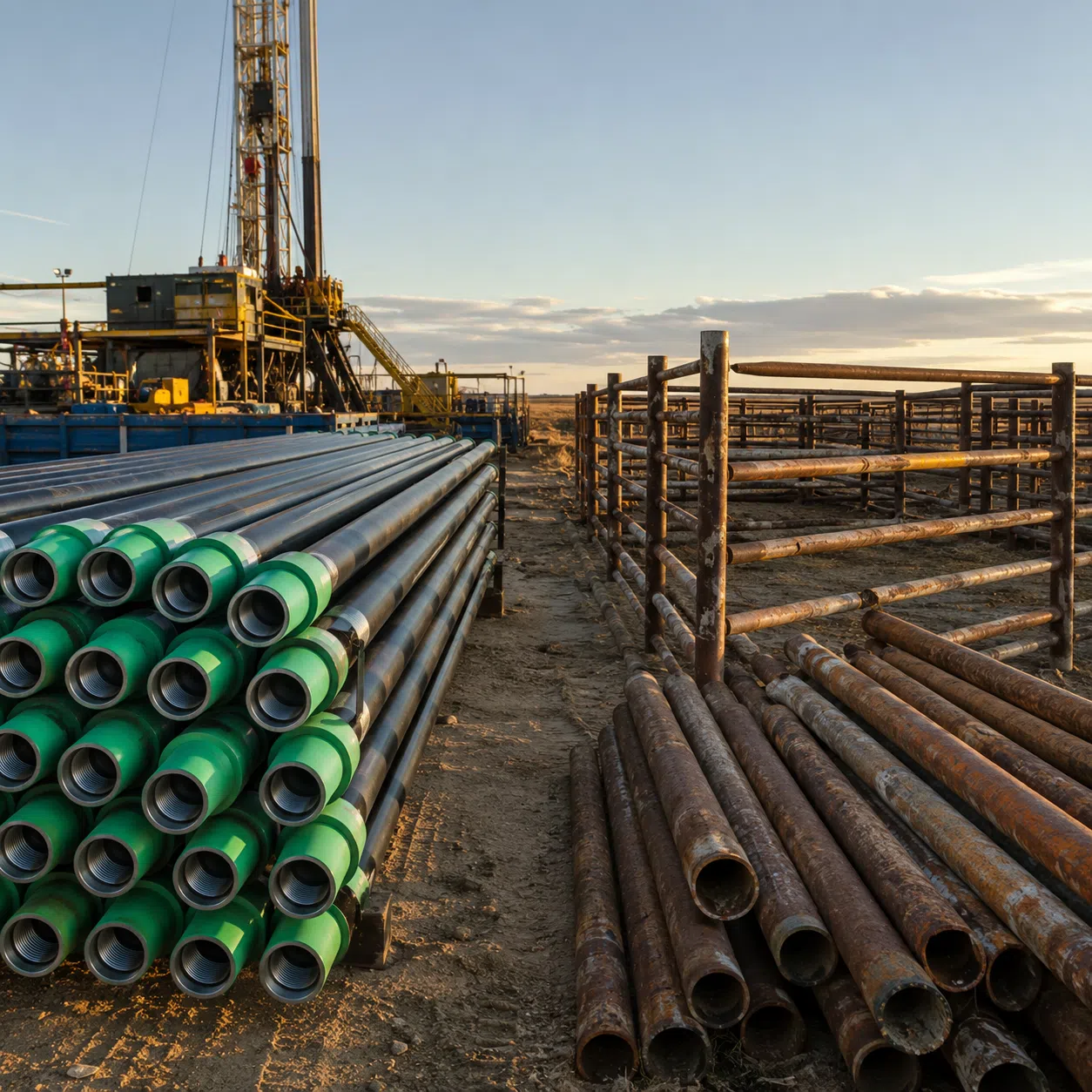 New API 5DP Drill Pipe vs Reclaimed Pipe