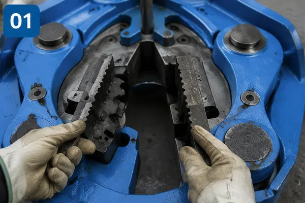 Tong dies and jaw inserts inspection