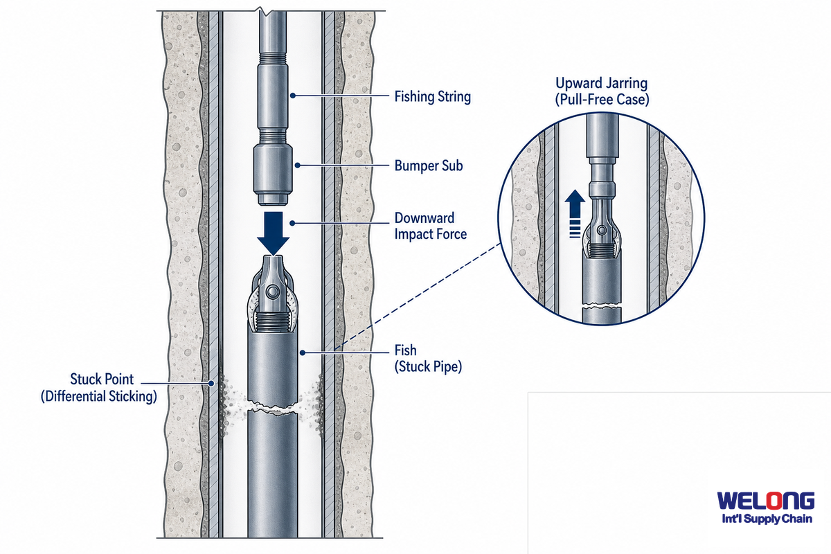 When You Need a Bumper Sub, Stuck-Pipe & Fishing Applications — Welong