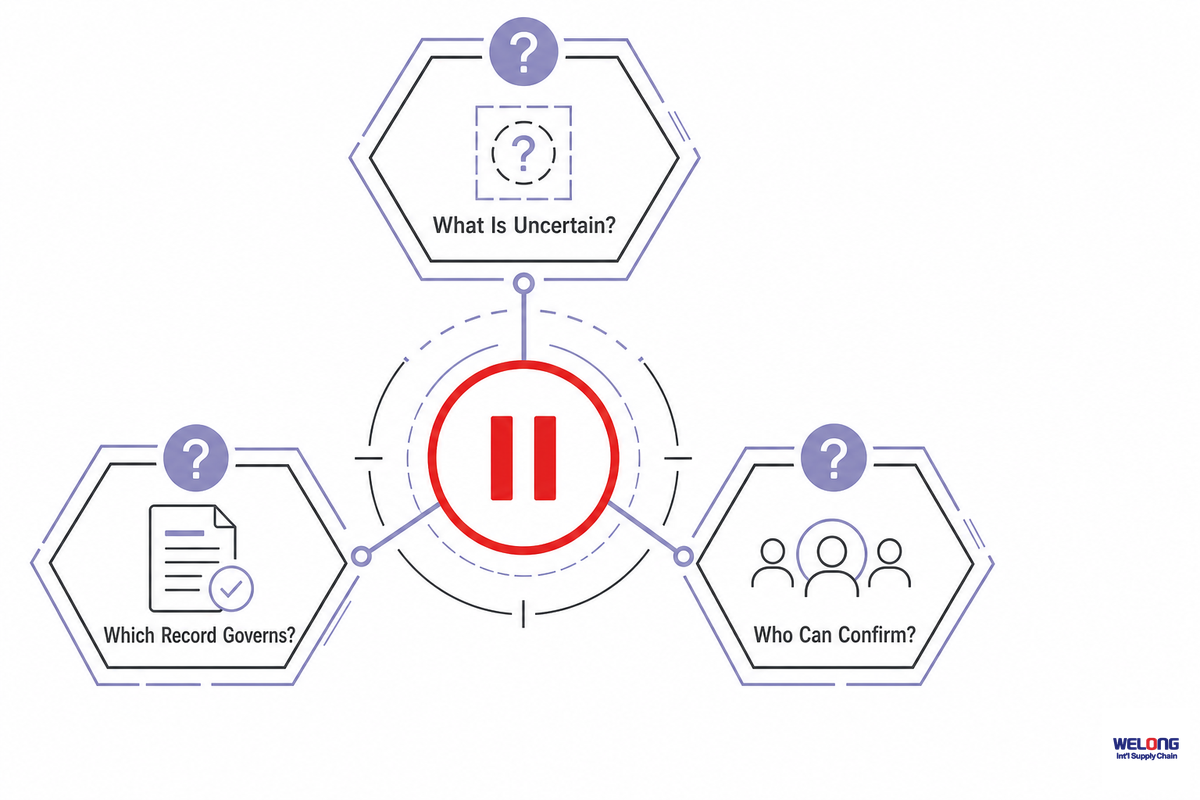 3-Question Stop Rule When the Hold Is Uncertain — China Welong