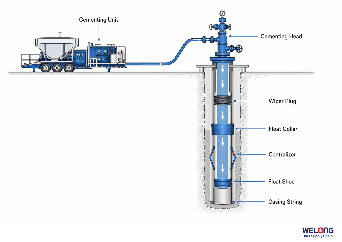 What Cementing Tools and Equipment Are Used in an Oilfield Cementing Operation? — Welong
