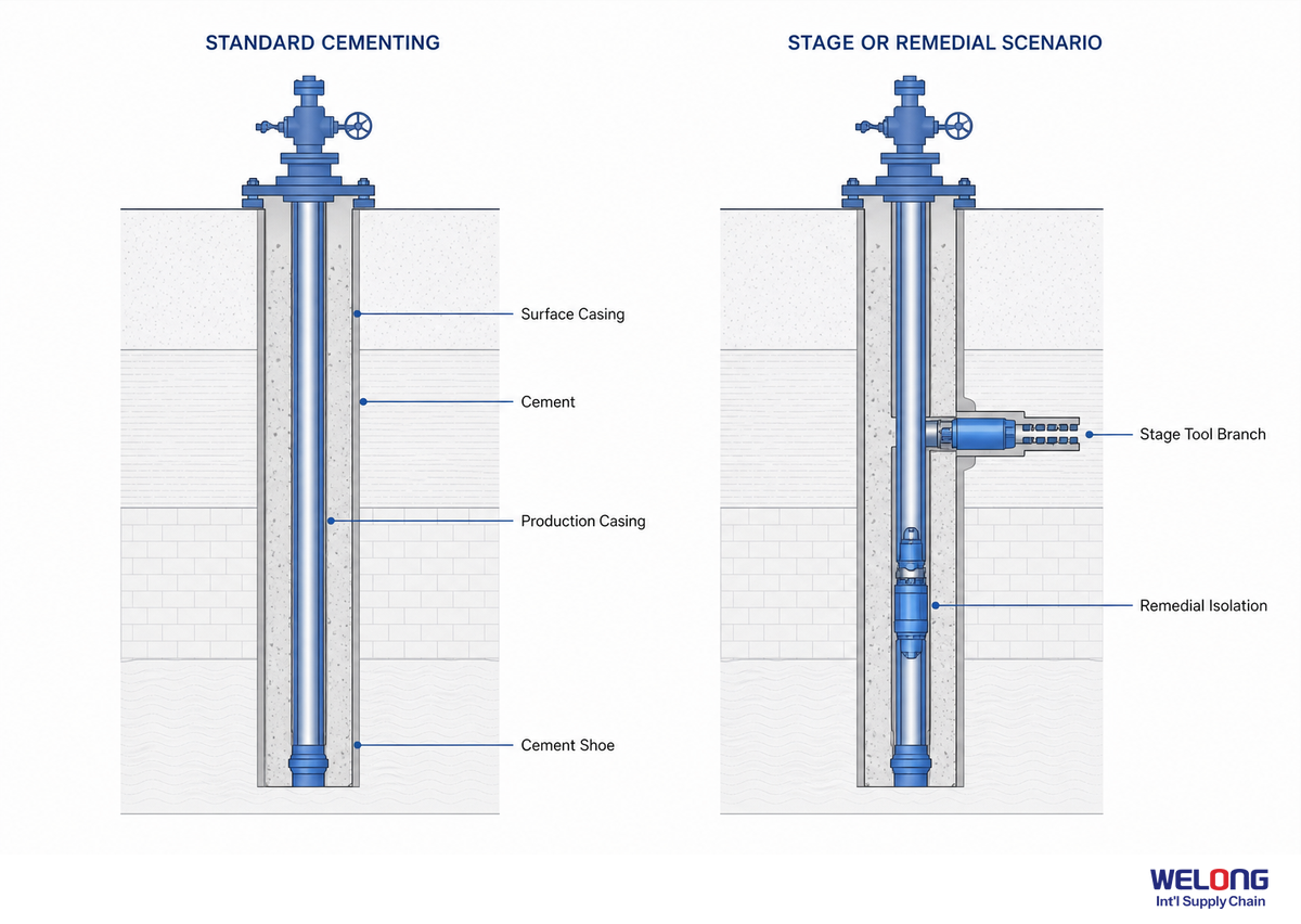 Stage Cementing and Remedial Scenarios: When a Standard Tool List Is Not Enough — Welong