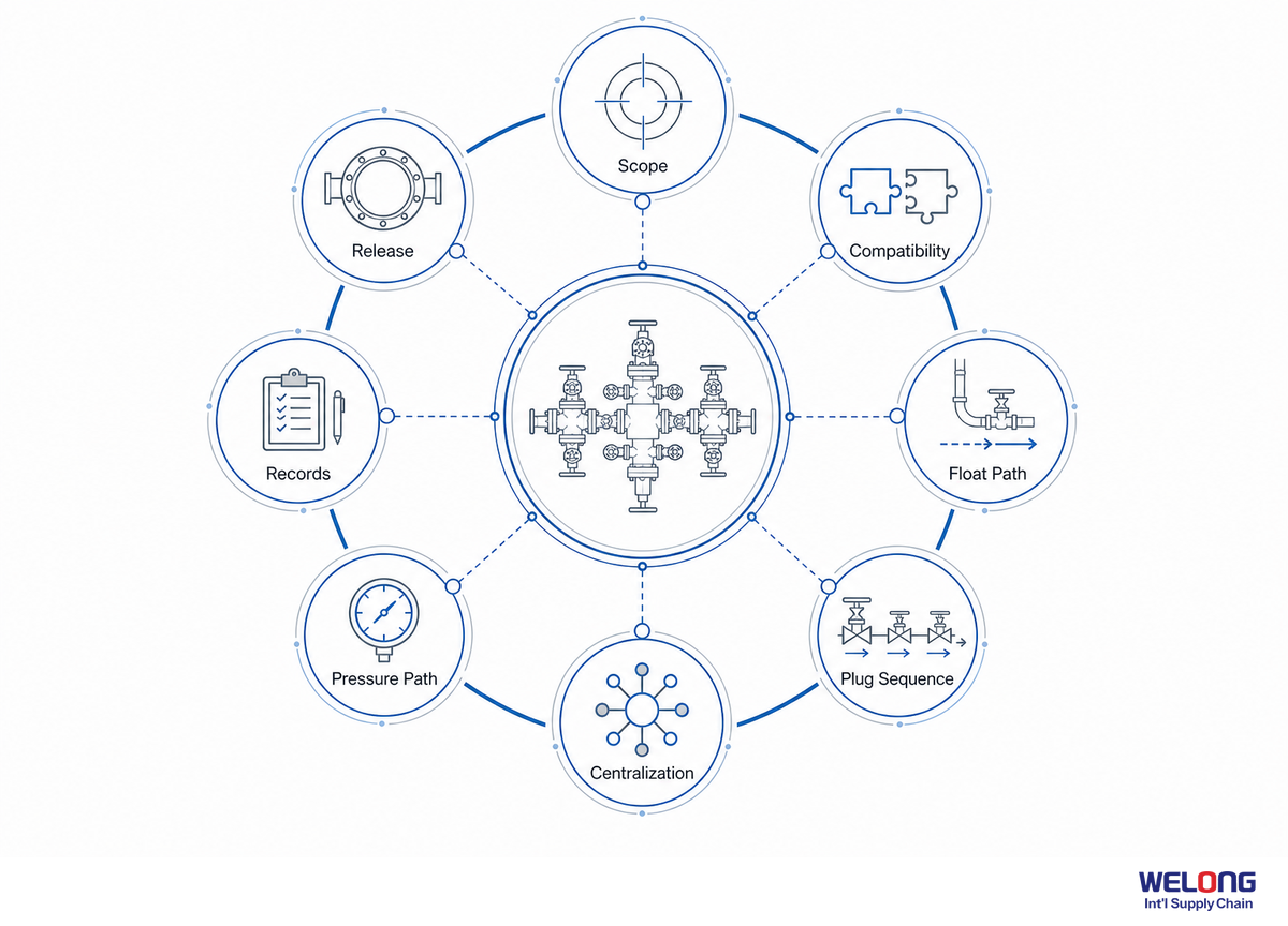 The 8-Point Cementing Tool String Readiness Map — Welong
