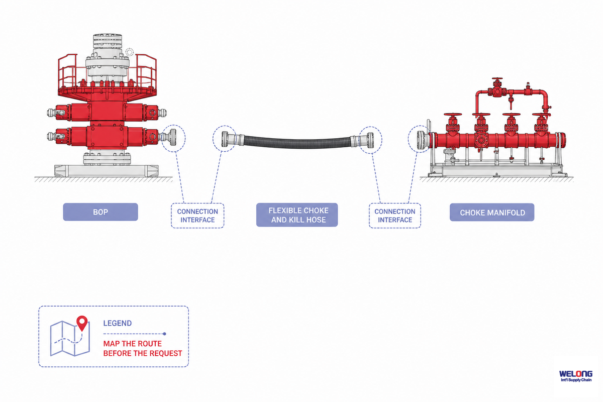 Where a Flexible Choke & Kill Hose Fits in the Well-Control Route — China Welong