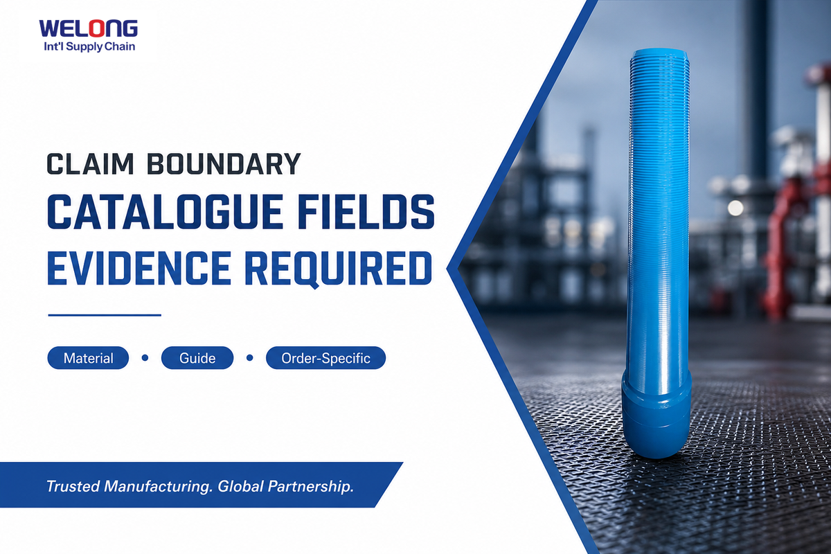 7-Field Catalogue Claim Boundary — Welong