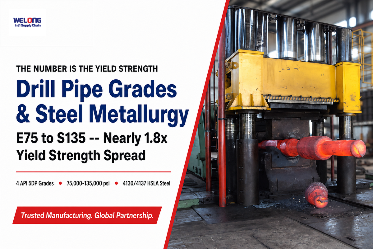 Drill Pipe Grades and Steel Metallurgy Explained — China Welong