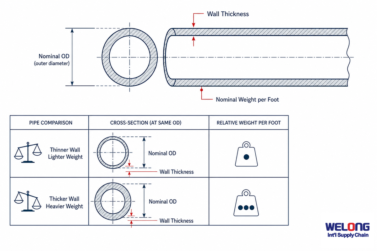 Drill Pipe Sizes and Weight, The Reference Tables — China Welong
