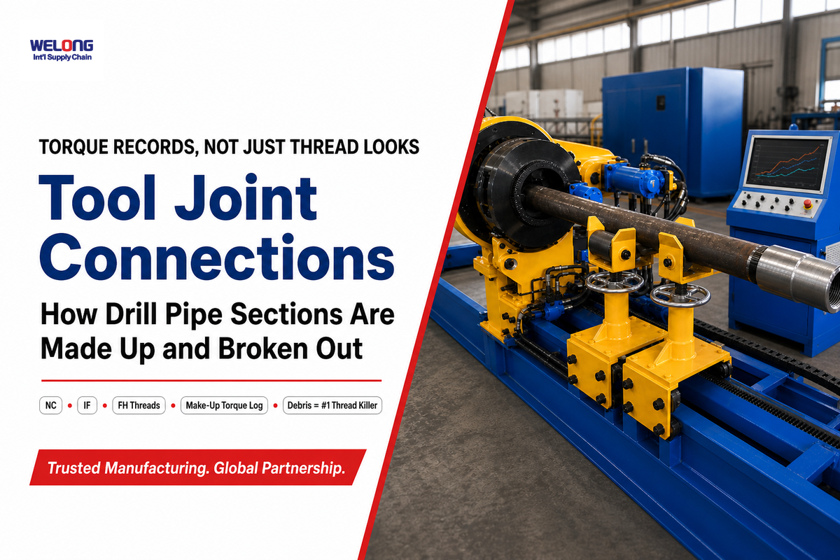 Tool Joint Connections: How Drill Pipe Sections Are Joined — China Welong