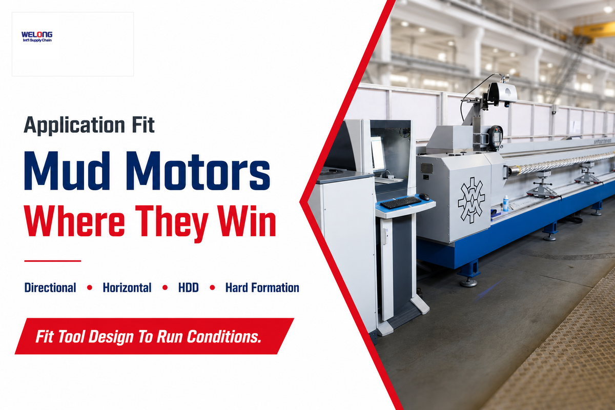 Where Mud Motors Win: Directional, Horizontal, HDD, and Hard-Formation Runs — Welong