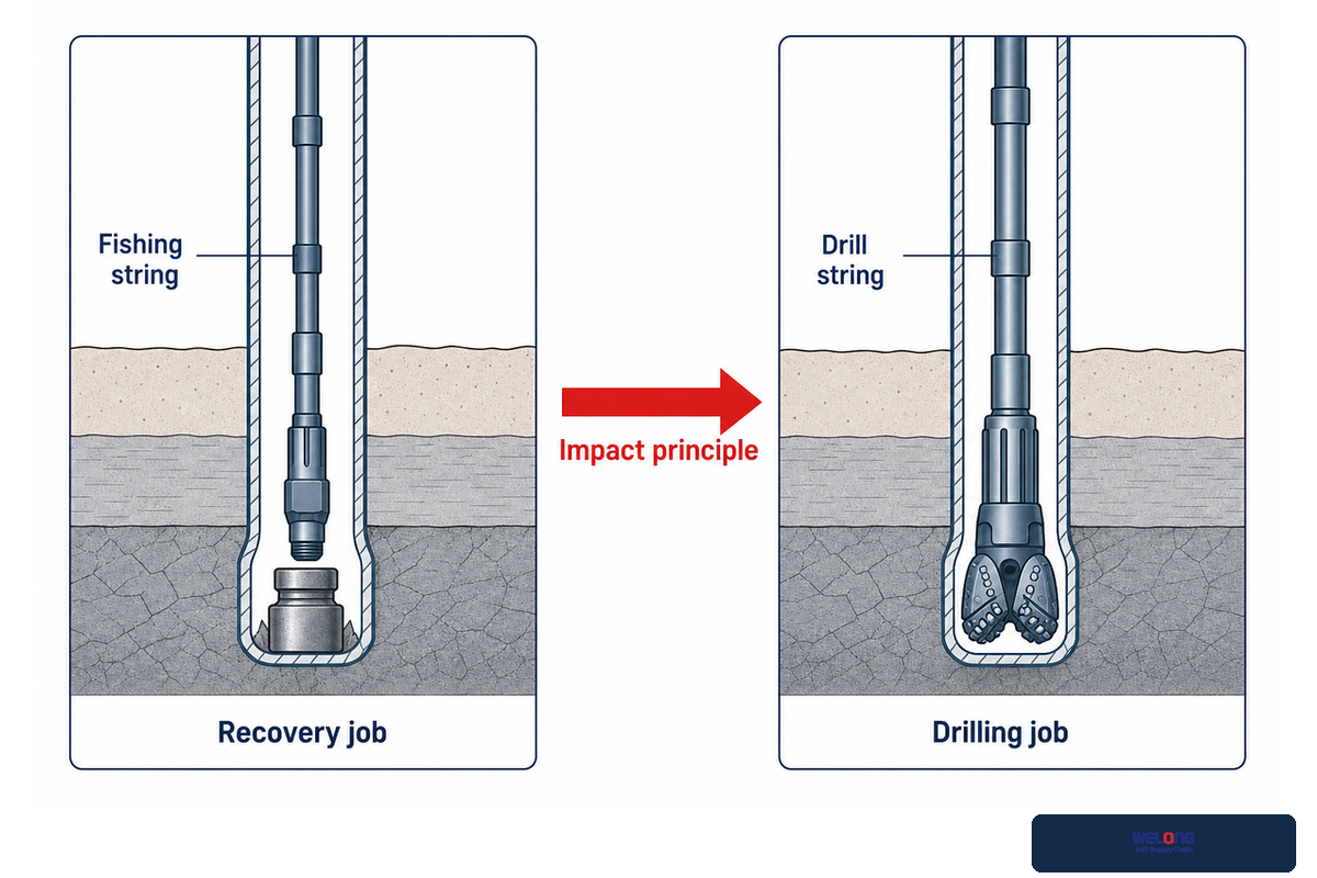 Fishing Jar vs Drilling Jar: Same Impact Principle, Different Job Context — Welong