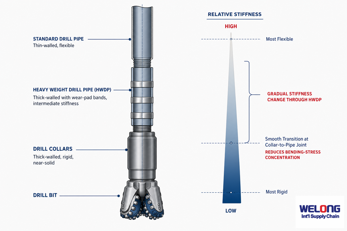 What Heavy Weight Drill Pipe Does in the Drill String — China Welong