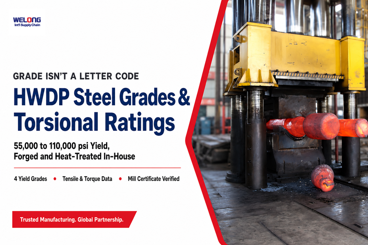 Steel Grades, Tensile and Torsional Ratings — China Welong