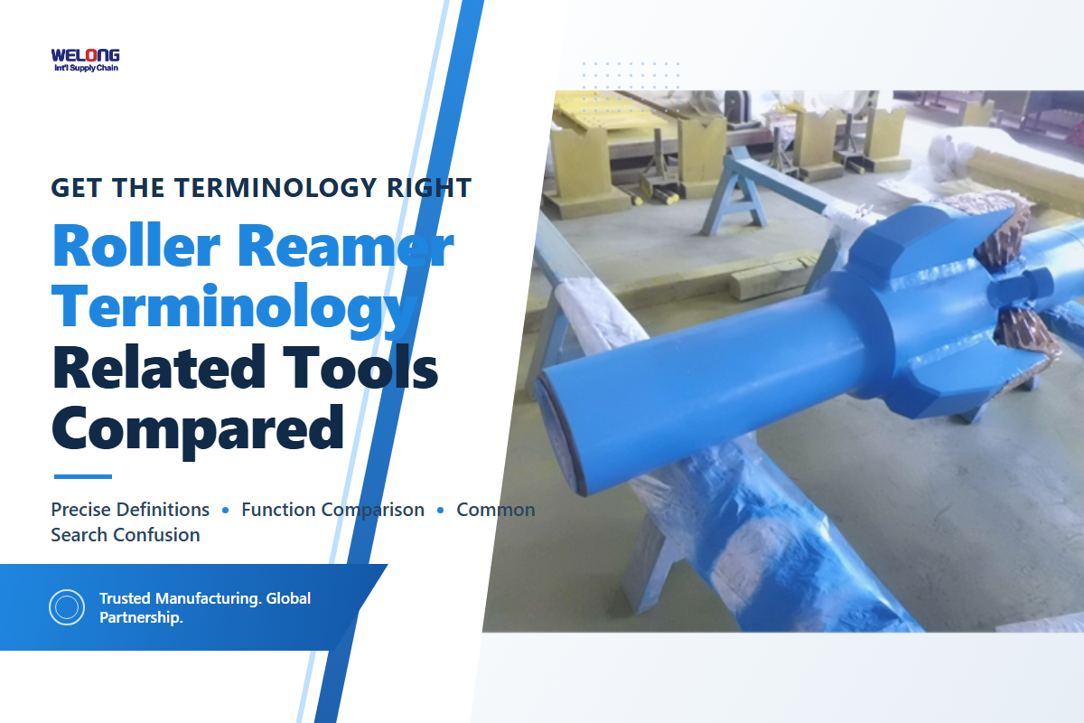 What Is a Roller Reamer? Precise Terminology vs Hole Opener, Stabilizer, and Underreamer — China Welong