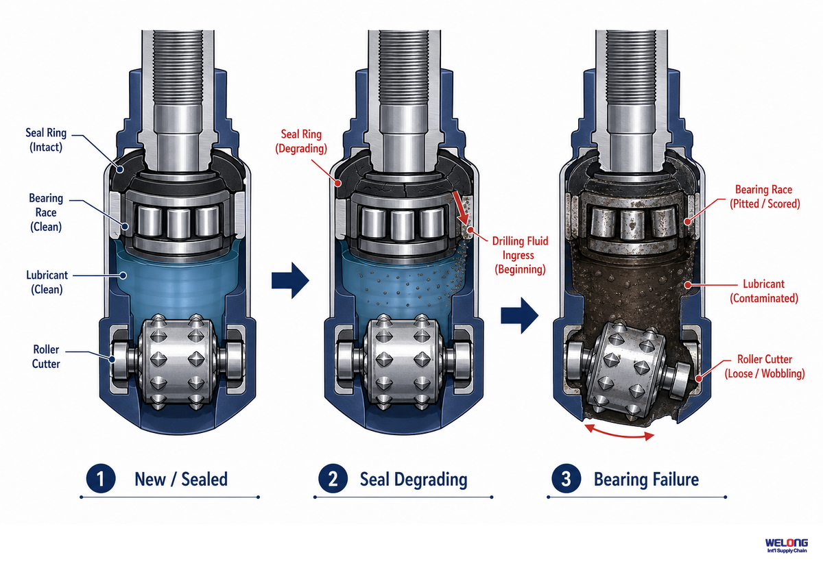 Bearing-Seal Wear-to-Failure Anatomy — China Welong