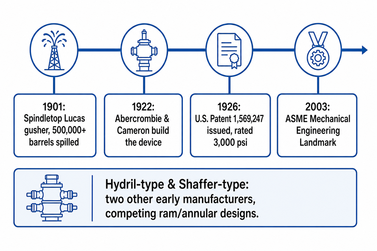 Where the Type Names Come From, Cameron, Hydril, Shaffer — China Welong