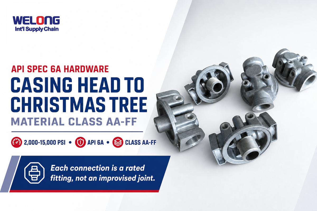 The Physical Hardware Stack -- Casing Head, Tubing Head, and Christmas Tree — China Welong