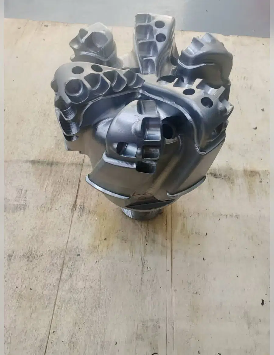 PDC drill bit machined body shop-floor photo 01