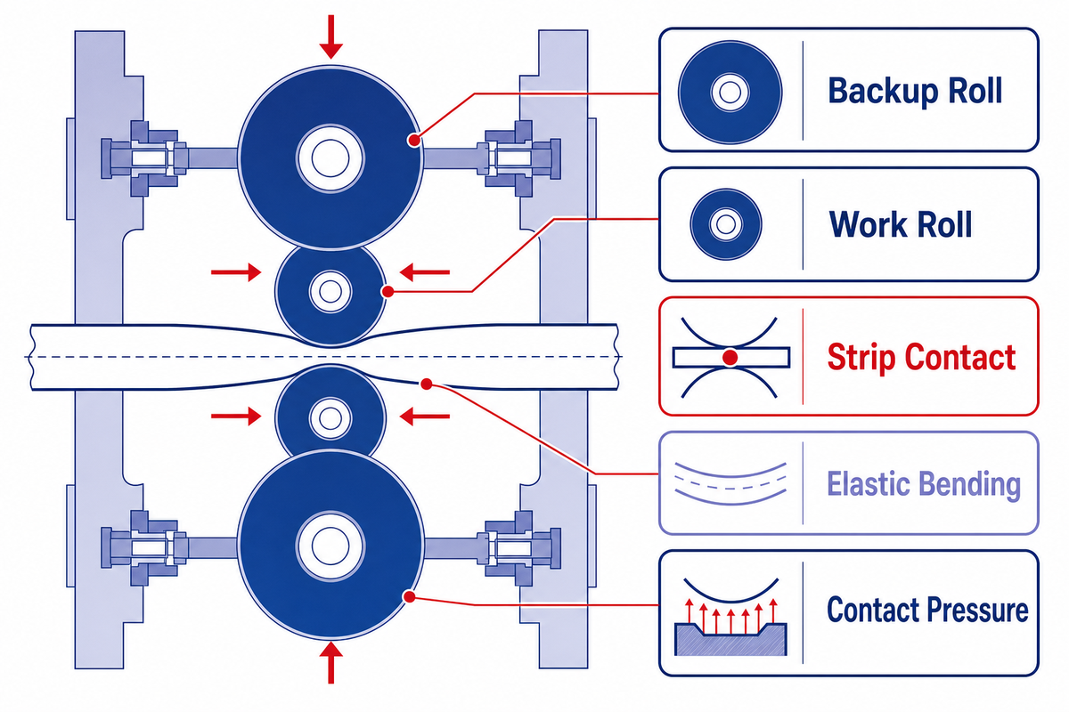 How Work Rolls and Backup Rolls Share the Load — WELONG