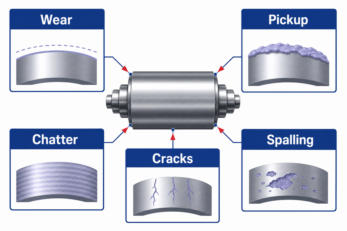 Surface Condition: Wear, Pickup, Chatter, Cracks and Spalling — WELONG
