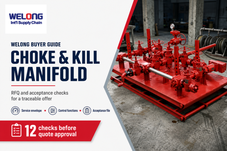 Choke & Kill Manifold: 12 RFQ and Acceptance Checks | Welong