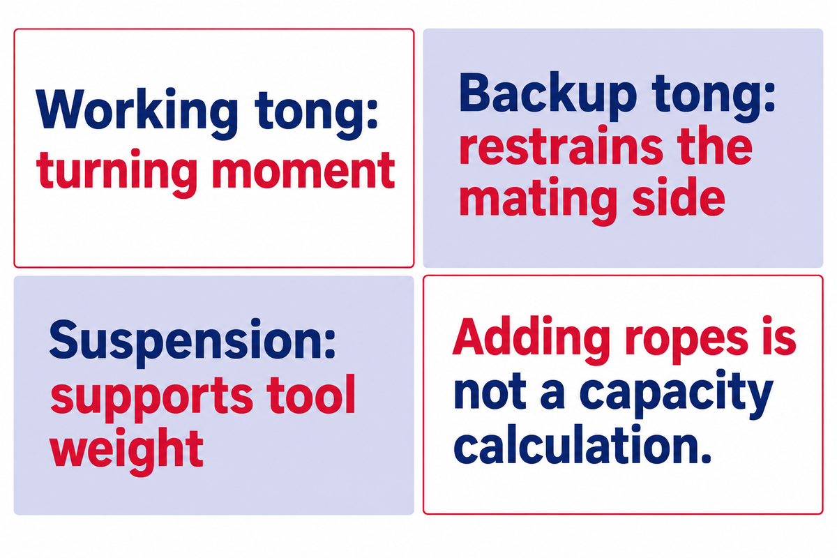 Working Tongs, Backup Tongs and Reaction-Line Control — China Welong