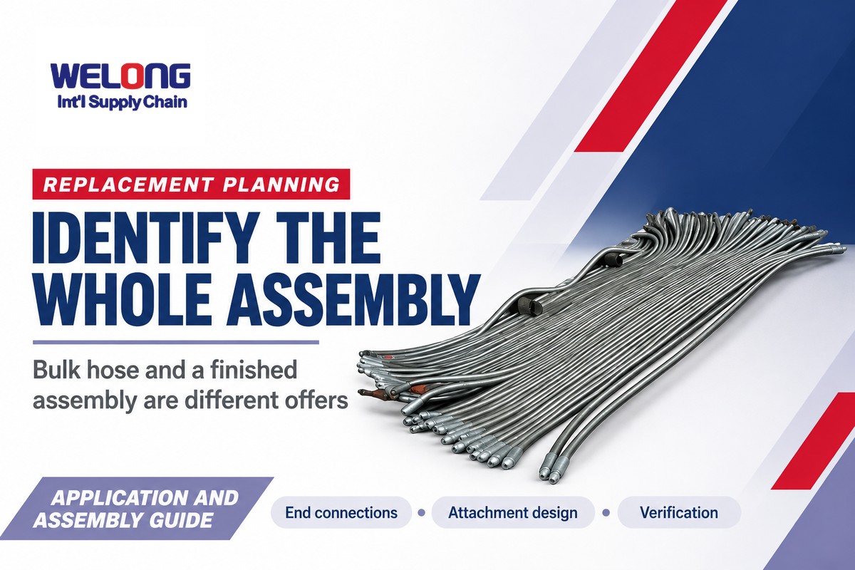 Complete hose assembly offers include end connections, attachment design and verification beyond bulk hose.