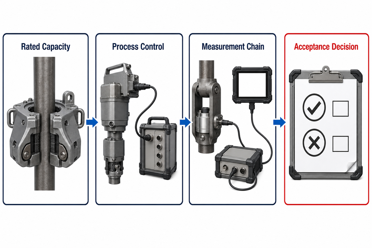 Rated capacity, process control, measurement and acceptance require separate evidence — NIST-based WELONG guide