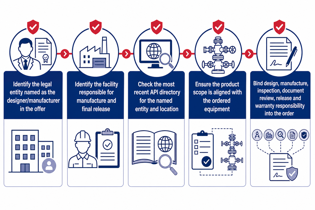 How to Verify the Responsible Manufacturer and API 6A Scope — China Welong